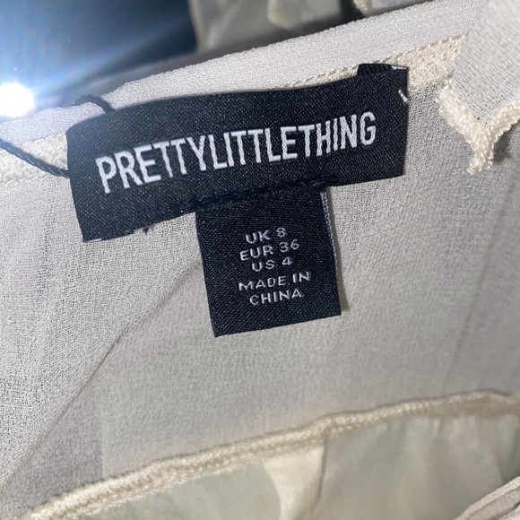 Pretty little thing white romper - Picture 3 of 4